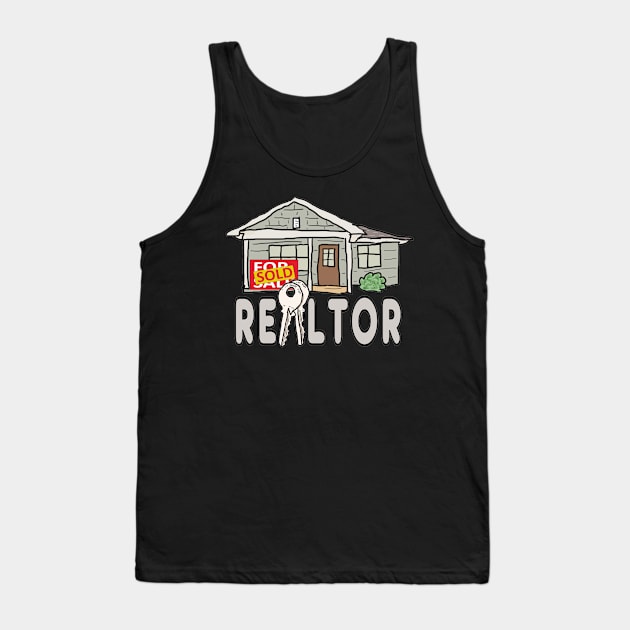 Realtor Tank Top by Mark Ewbie